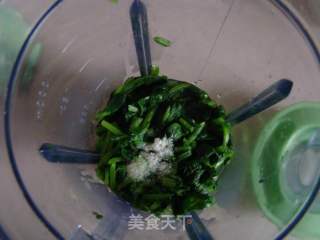 Spinach Fried Noodles recipe