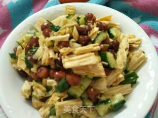 #花样美食# Cold Yuba and Cucumber recipe