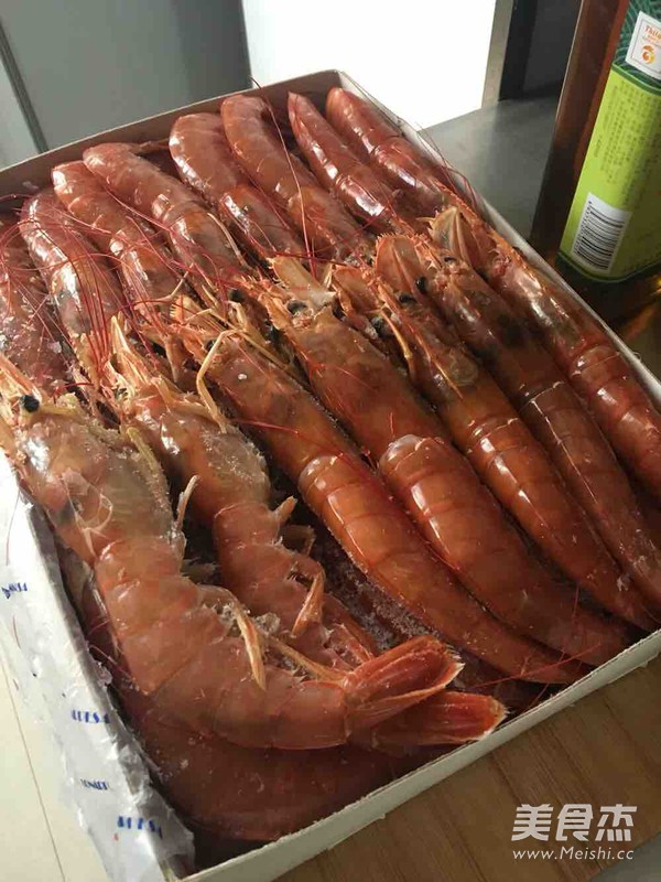 Steamed Argentine Red Shrimp recipe