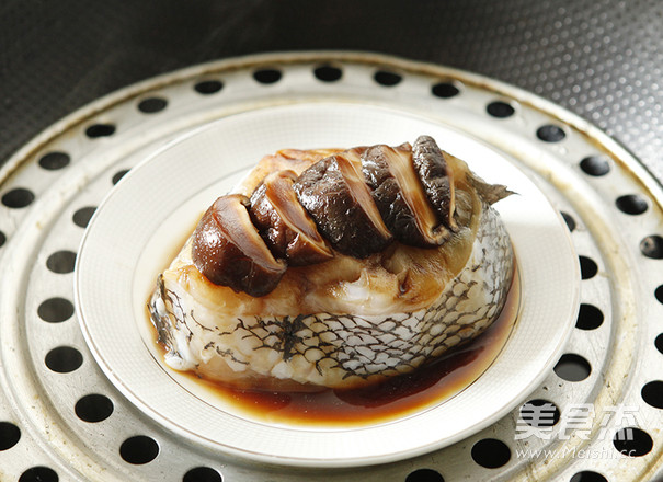 Steamed Cod with Shiitake Mushrooms recipe