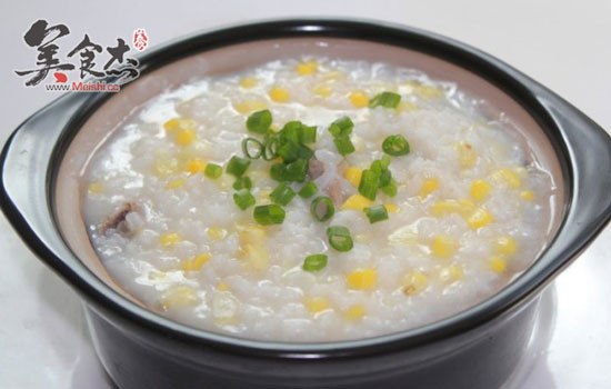 Corn Pork Ribs Congee recipe