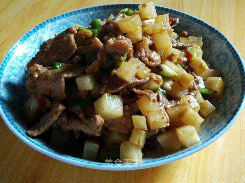 Stir-fried Pork with Sour Radish recipe