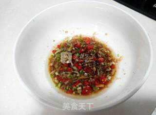 Challenging The Taste Buds-small Hot Peppers Mixed with Enoki Mushrooms recipe