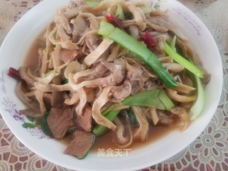 Pleurotus Sliced Meat recipe
