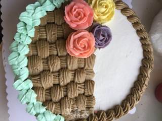 Flower Basket Cake recipe