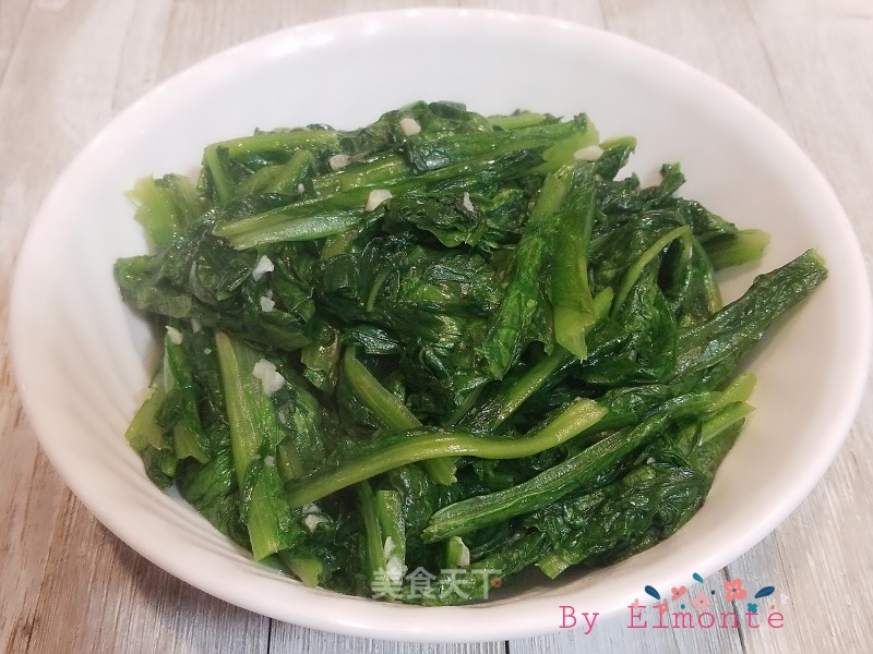 Stir-fried Mark Vegetables with Garlic recipe