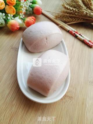 #aca烤明星大赛#purple Sweet Potato Bun recipe