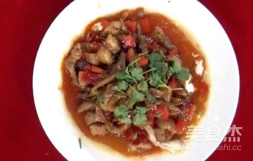 Diced Pork with Chopped Pepper and Mustard Qingjiang Fish Fillet recipe
