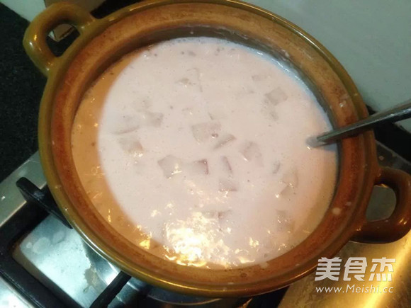 Purple Sweet Potato and Sago Sauce recipe