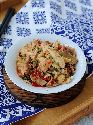 Spicy Shredded Chicken recipe