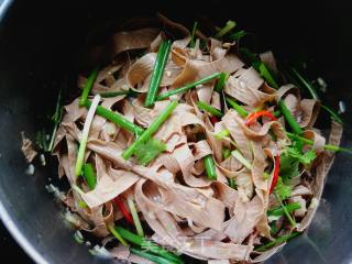Black Bean Curd with Chives recipe