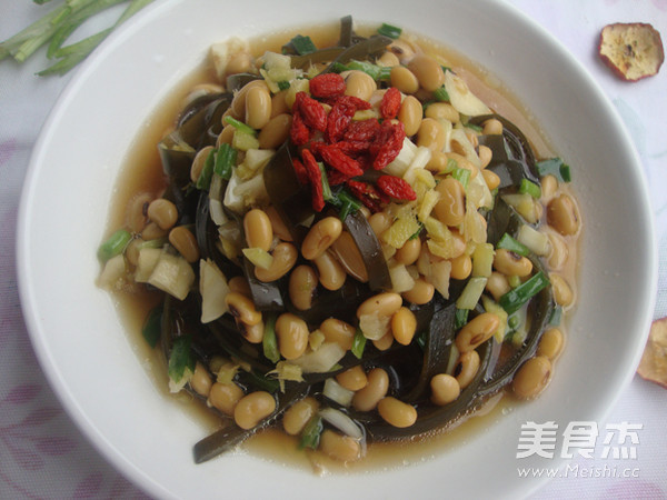 Seaweed Mixed with Soybeans recipe