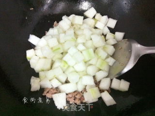 Stewed Winter Melon with Minced Meat recipe