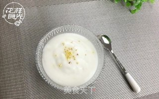 【floral Food】osmanthus Almond Cheese recipe