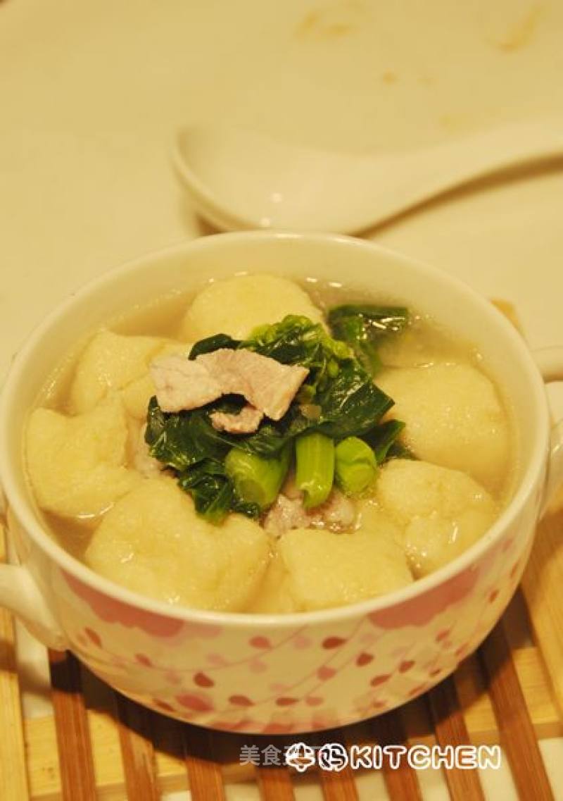 Small Vegetable Meat Soup