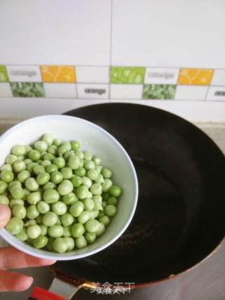 Salmon Diced Peas recipe