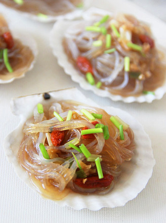 Steamed Scallops with Garlic Vermicelli recipe