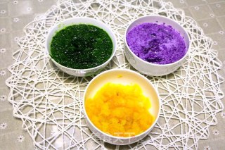 Three-color Hair Cake recipe