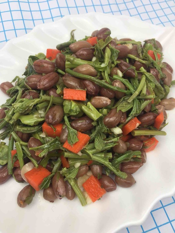 Toon Mixed with Peanuts recipe