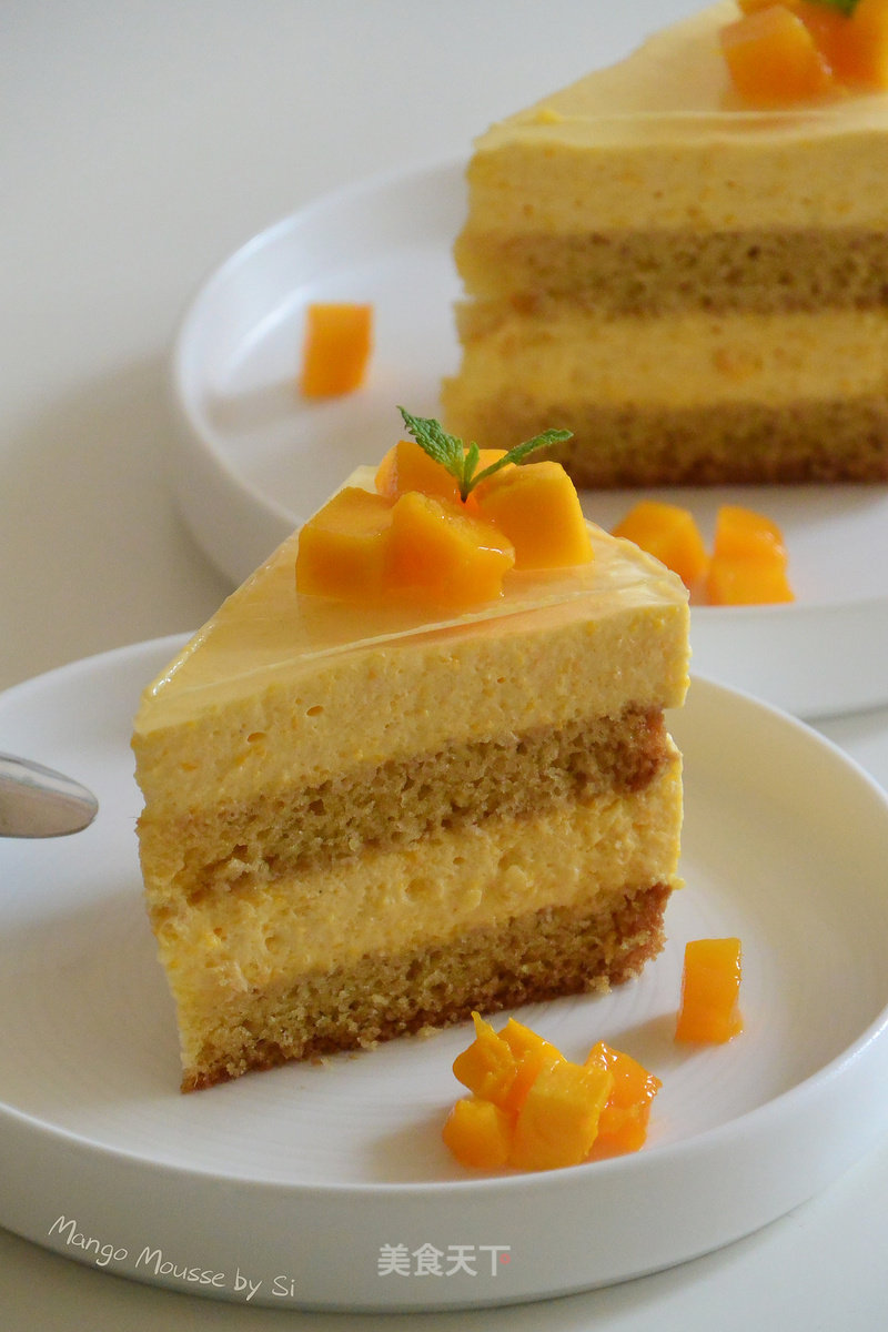 #aca三session Baking Star Competition#mango Mousse recipe