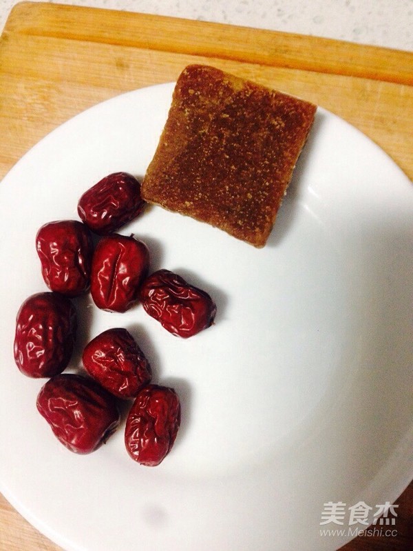 Red Dates and Brown Sugar Rice Porridge recipe