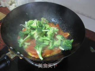 [heinz Tomato Sauce Principle] Broccoli in Tomato Sauce recipe