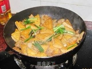 Braised Pork Belly with Tofu recipe