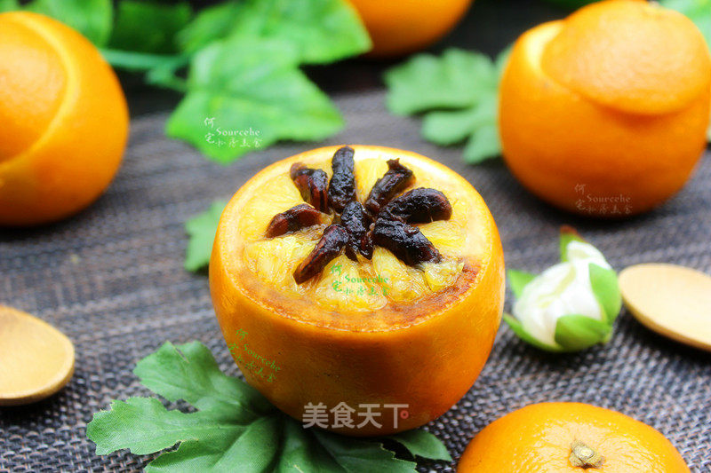 Nourishes The Lungs and Relieves Cough, Steamed Mangosteen Oranges recipe