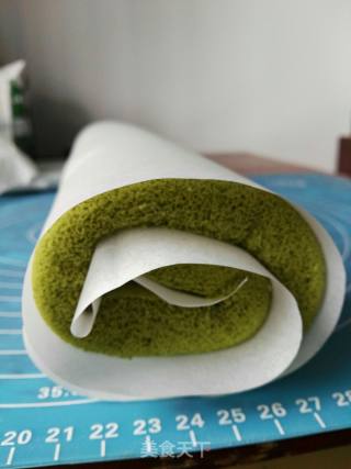 #aca Fourth Session Baking Contest# Making An Erotic Matcha Cake Roll recipe