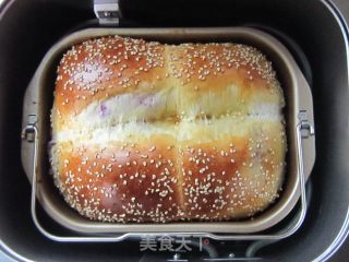 Breadmaker Version Purple Potato Toast recipe