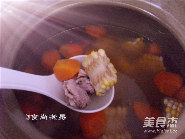 Corn Carrot Pork Bone Soup recipe