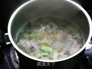 Mustard and Cucumber Pork Soup recipe