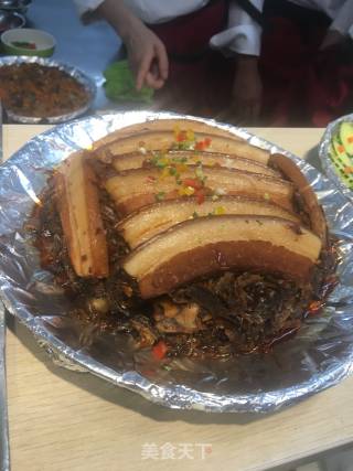 Dried Pork with Mei Cai recipe