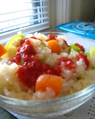 Hot and Sour Vegetarian Fried Rice recipe