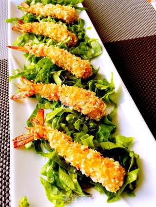 #aca烤明星大赛#grilled Golden Crispy Shrimp recipe