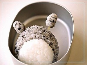 My Neighbor Totoro and Briquettes Elf Onigiri recipe