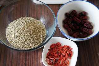 Black Millet Porridge with Red Dates and Wolfberry recipe