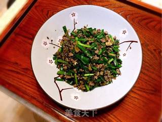 Stir-fried Beef with Leek recipe