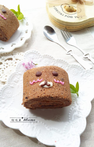 # Fourth Baking Contest and is Love to Eat Festival# Little Bear Cake Roll recipe