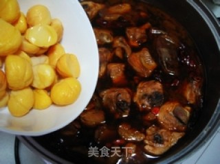 Good Luck and Good Fortune - Spicy Braised Chestnut Chicken recipe