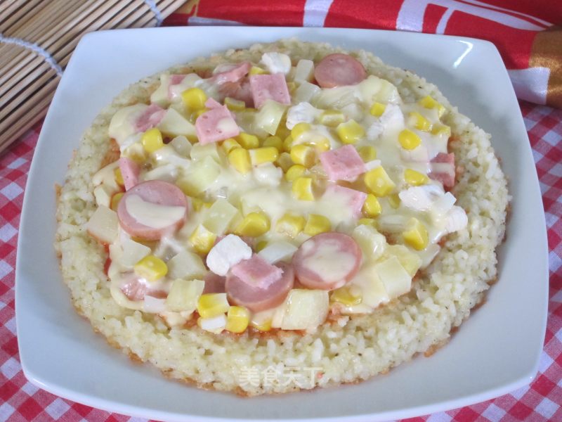 Non-stick Version of [rice Pizza] recipe