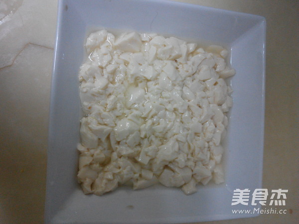 Flavored Minced Pork Tofu recipe