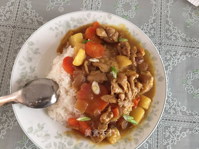 Chicken Drumstick Curry Rice recipe