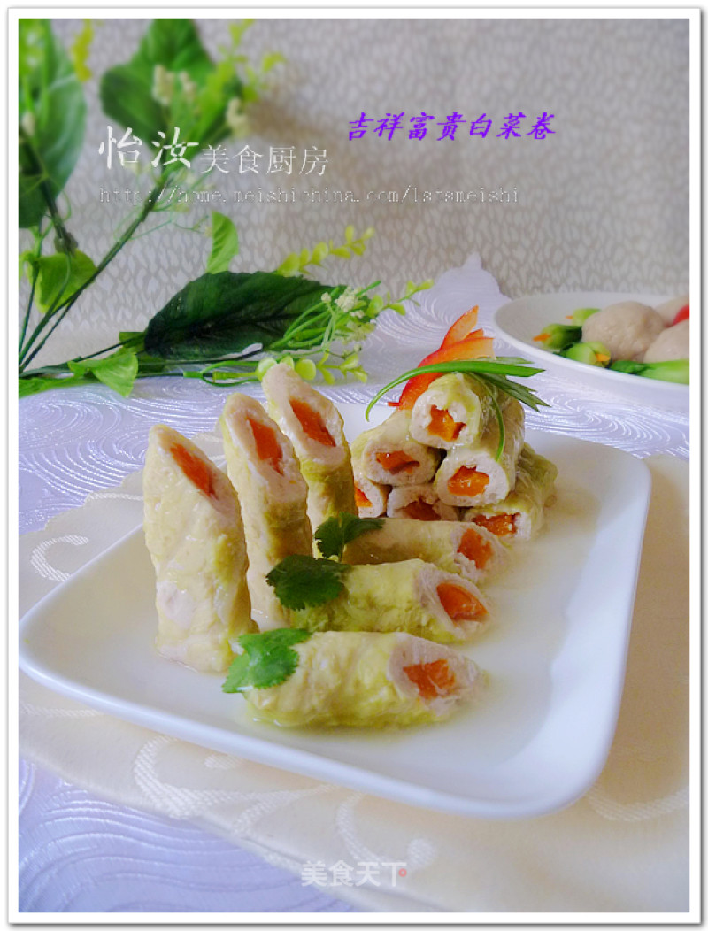 [auspicious Ruyi Cabbage Rolls] A Dish Suitable for Chinese New Year and Banquets---auspicious Wealth and Wealth recipe