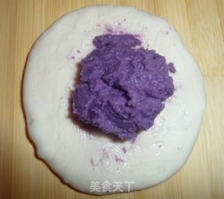 Milky Purple Potato Cake recipe