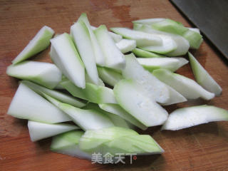 Mustard Shredded White Jade Mushroom Boiled to Bloom at Night recipe