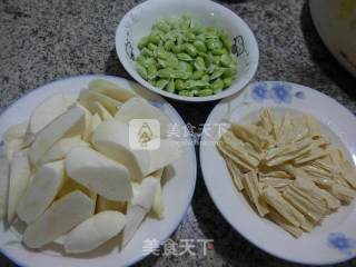 Edamame with Yuba and Bamboo Fired Rice White recipe