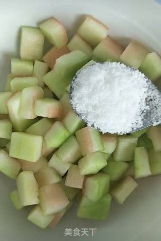 Sweet and Sour Watermelon Rind recipe