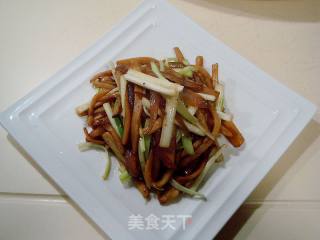 Stir-fried King Pleurotus with Chives recipe