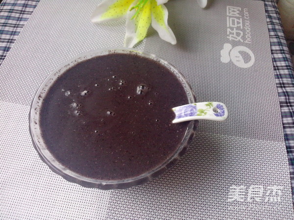 Black Rice and Black Sesame Paste recipe